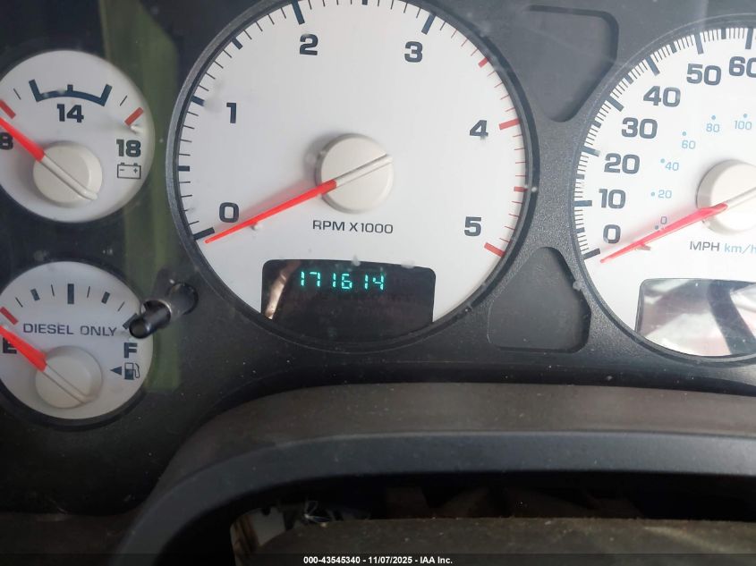 2005 Dodge Ram 2500 Slt/Laramie VIN: 3D7KS28CX5G796326 Lot: 43545340