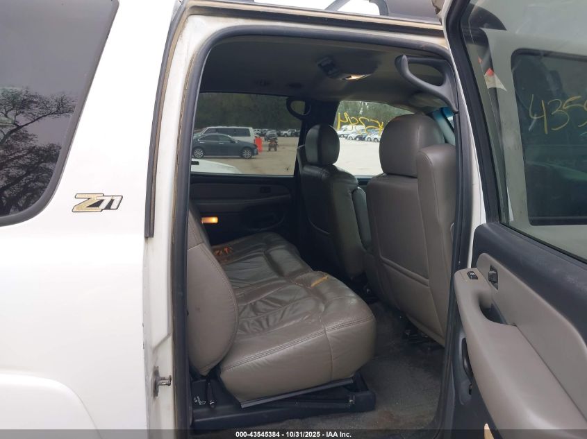 2002 Chevrolet Suburban 1500 Z71 VIN: 3GNFK16Z82G249989 Lot: 43545384