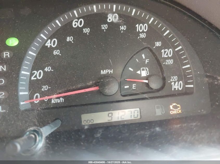 2003 Toyota Camry Le VIN: JTDBE32K730160097 Lot: 43545406