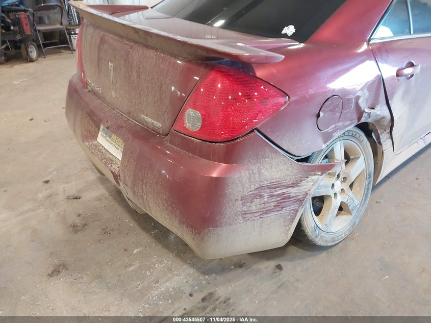2008 Pontiac G6 Gxp VIN: 1G2ZM577884192045 Lot: 43545507