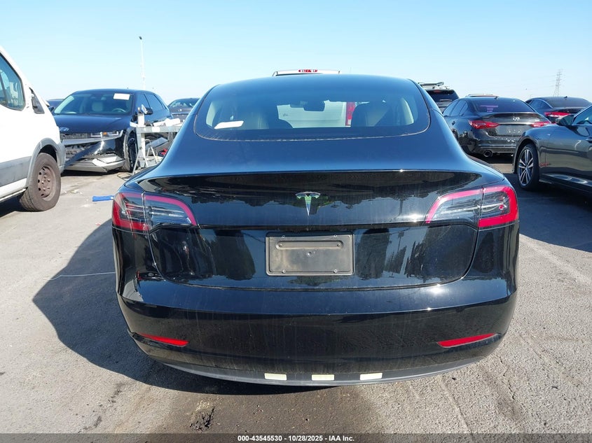 2023 Tesla Model 3 Rear-Wheel Drive VIN: 5YJ3E1EA9PF709737 Lot: 43545530
