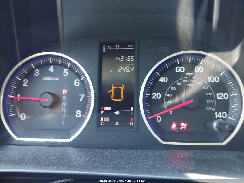 2008 Honda Cr-V Lx VIN: JHLRE38388C007252 Lot: 43545596