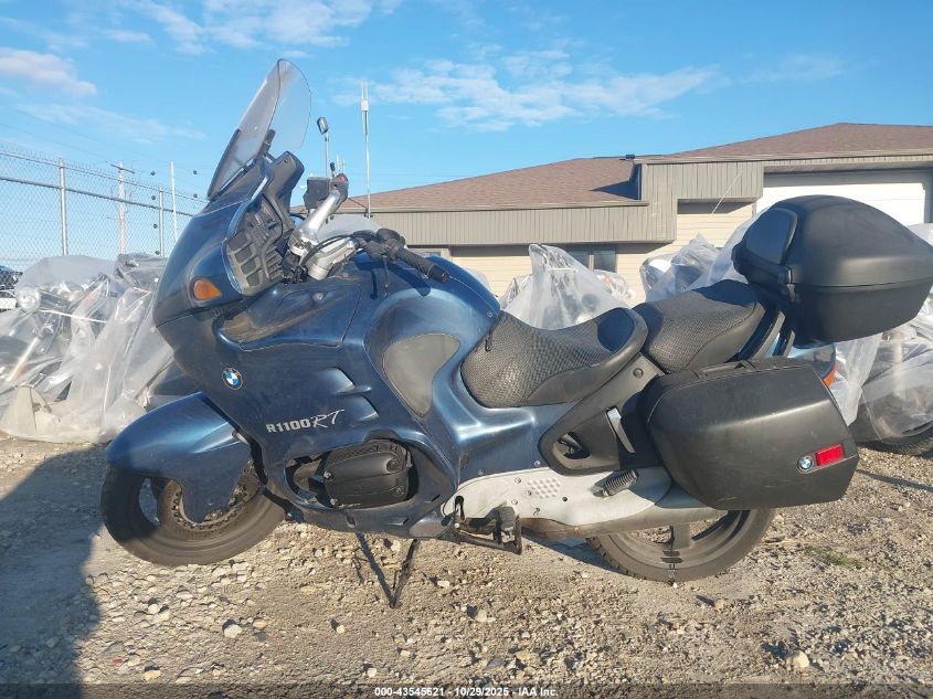 1999 BMW R1100 Rt VIN: WB10418A6XZC64904 Lot: 43545621