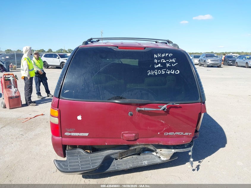 2004 Chevrolet Tahoe Lt VIN: 1GNEK13Z14R308044 Lot: 43545683