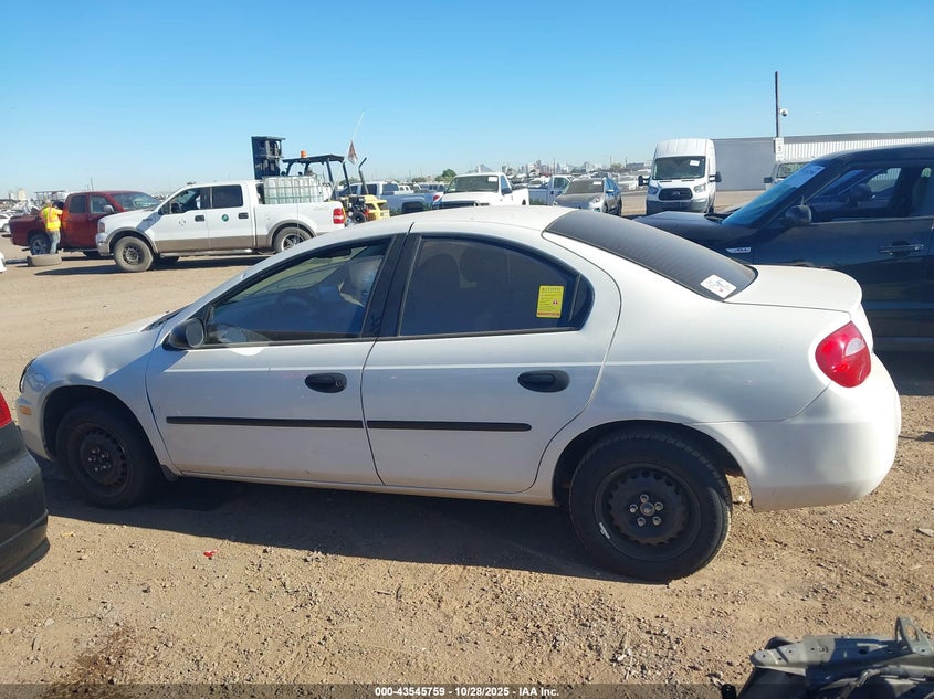 2003 Dodge Neon VIN: 1B3ES26C63D17002 Lot: 43545759