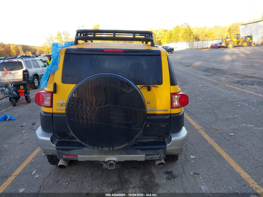 2007 Toyota Fj Cruiser VIN: JTEBU11F670074017 Lot: 43545800