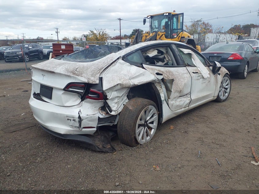2022 TESLA MODEL 3 REAR-WHEEL DRIVE 5YJ3E1EA5NF330490
