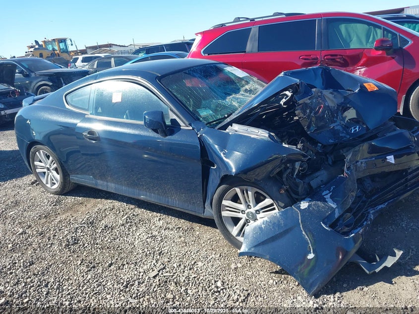 2008 Hyundai Tiburon Gs VIN: KMHHM66D48U292966 Lot: 43546033