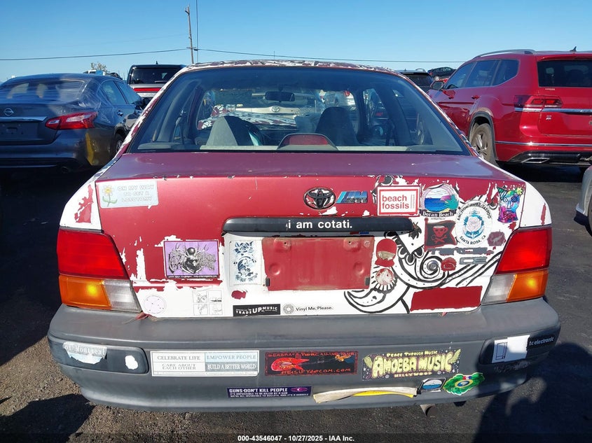 1997 Toyota Tercel Ce VIN: JT2AC52L2V0202693 Lot: 43546047