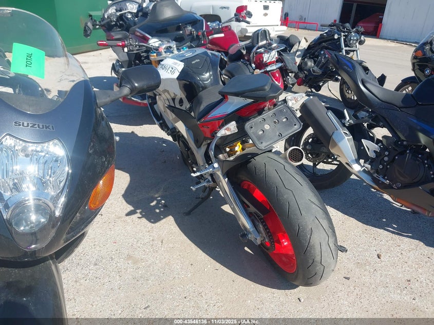 2016 Aprilia Tuono V4 1100 Abs silver null gasoline ZD4TYUA08GS000486 photo #4