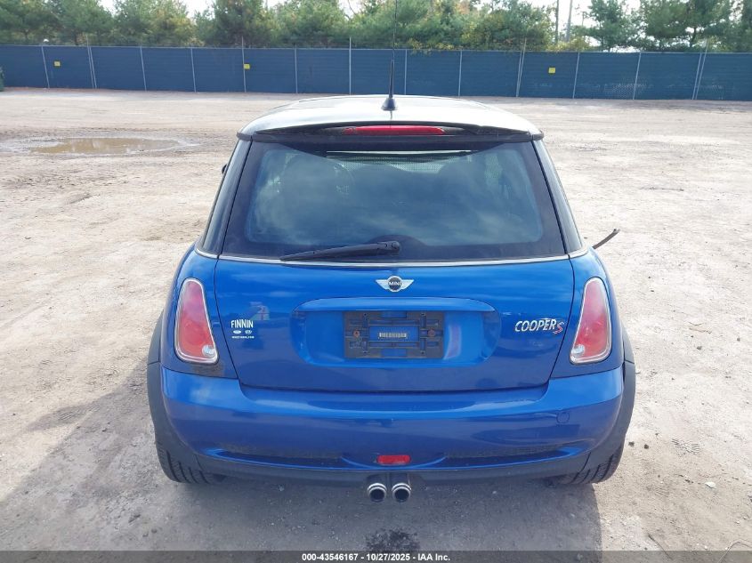 2006 Mini Cooper S VIN: WMWRE33516TJ37650 Lot: 43546167