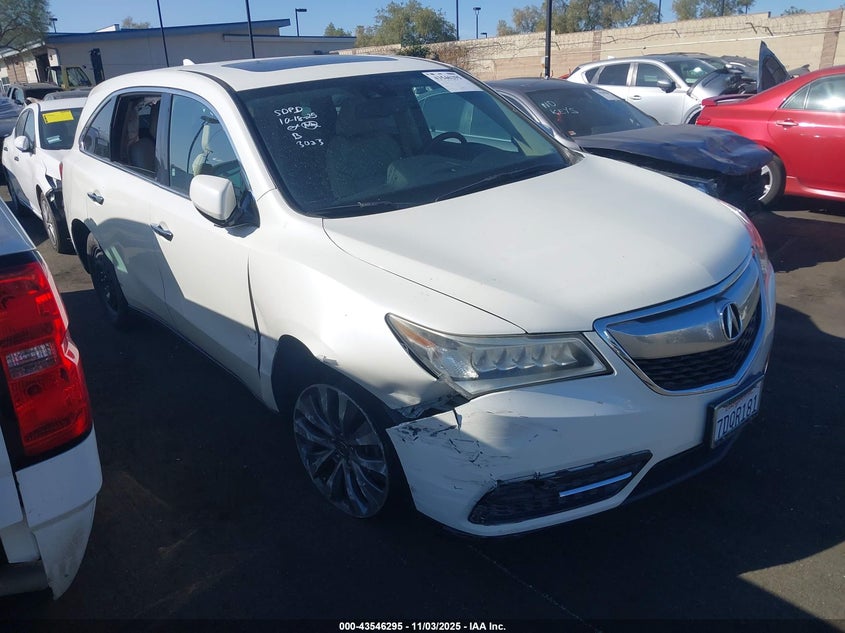 2014 ACURA MDX TECHNOLOGY PACKAGE - 5FRYD3H4XEB013023