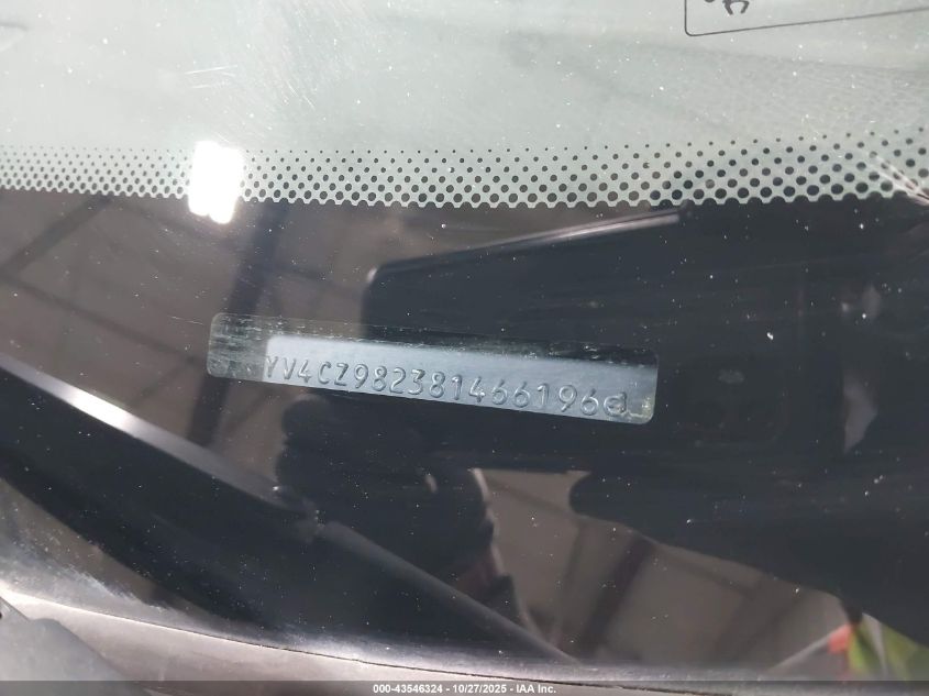 2008 Volvo Xc90 3.2 VIN: YV4CZ982381466196 Lot: 43546324