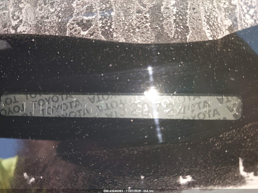 2008 Lexus Is 250 VIN: JTHBK262282072484 Lot: 43546363