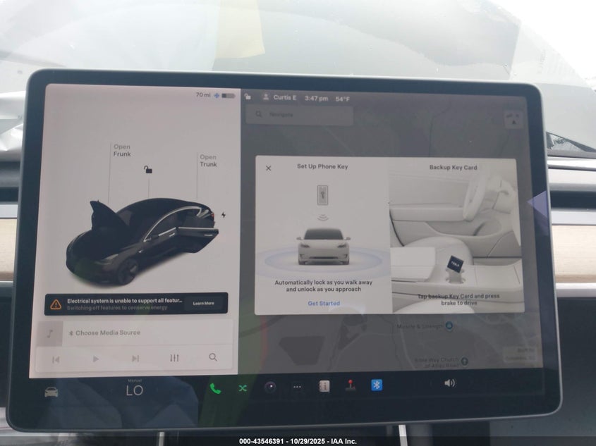 2020 Tesla Model 3 Standard Range Plus Rear-Wheel Drive/Standard Range Rear-Wheel Drive VIN: 5YJ3E1EA1LF784264 Lot: 43546391