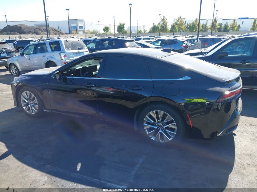 2022 Toyota Mirai Xle VIN: JTDAAAAA9NA004256 Lot: 43546392