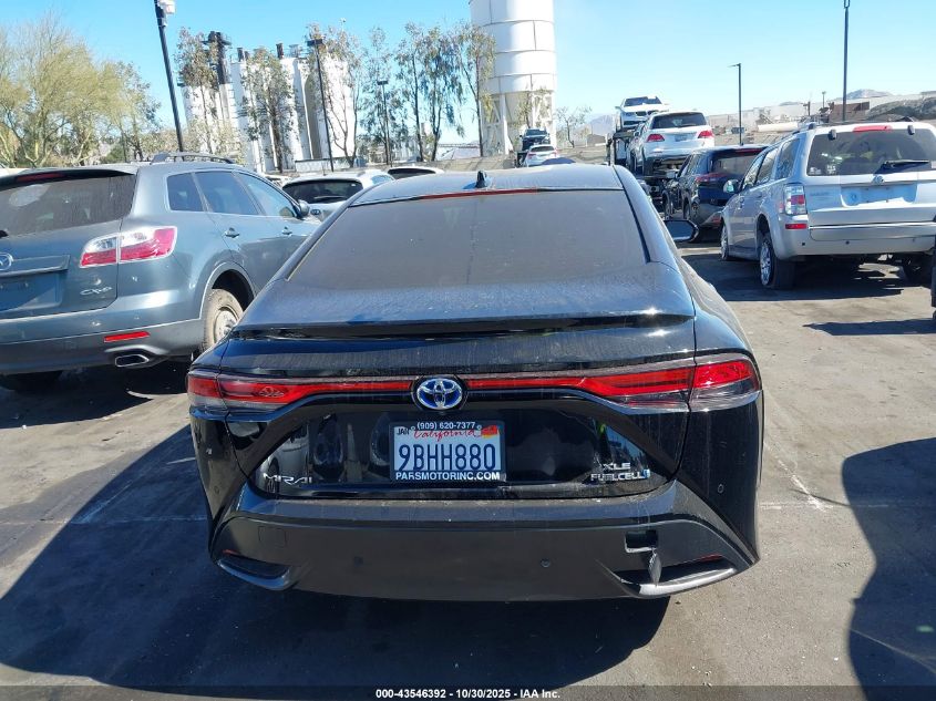 2022 Toyota Mirai Xle VIN: JTDAAAAA9NA004256 Lot: 43546392