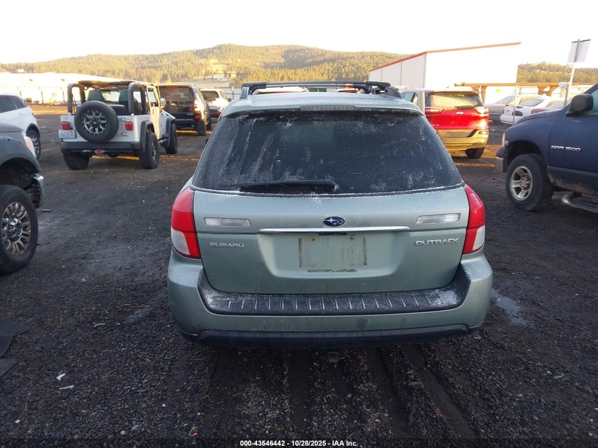 2009 Subaru Outback 2.5I Limited VIN: 4S4BP66C597336705 Lot: 43546442