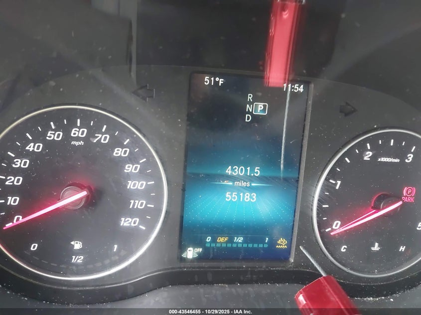 2023 Mercedes-Benz Sprinter 2500 Standard Roof 4-Cyl Diesel Ho VIN: W1Y4NBHYXPT153918 Lot: 43546455