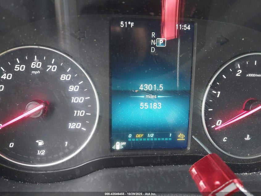 2023 Mercedes-Benz Sprinter 2500 Standard Roof 4-Cyl Diesel Ho VIN: W1Y4NBHYXPT153918 Lot: 43546455