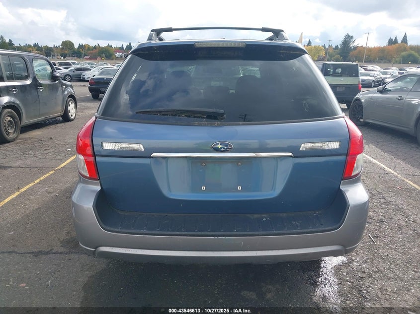 2009 Subaru Outback 2.5Xt Limited VIN: 4S4BP63C894322948 Lot: 43546613