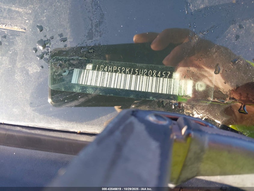 2005 Buick Lesabre Custom VIN: 1G4HP52K15U208457 Lot: 43546619