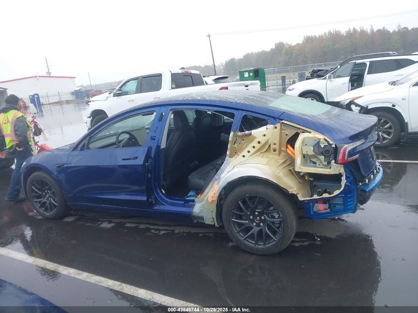 2024 Tesla Model 3 Long Range Dual Motor All-Wheel Drive VIN: 5YJ3E1EB8RF815107 Lot: 43546744