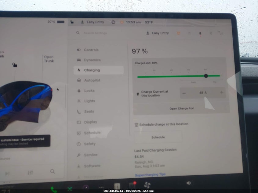 2024 Tesla Model 3 Long Range Dual Motor All-Wheel Drive VIN: 5YJ3E1EB8RF815107 Lot: 43546744