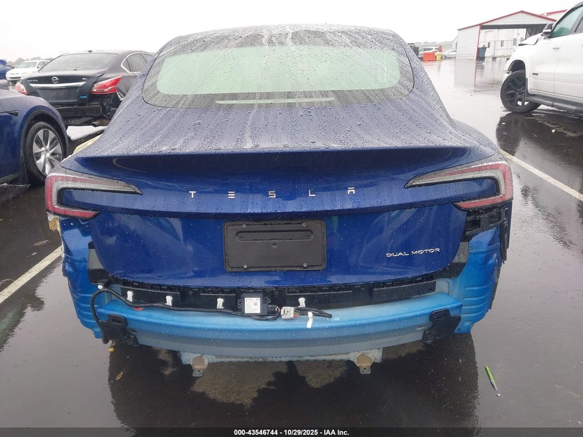 2024 Tesla Model 3 Long Range Dual Motor All-Wheel Drive VIN: 5YJ3E1EB8RF815107 Lot: 43546744