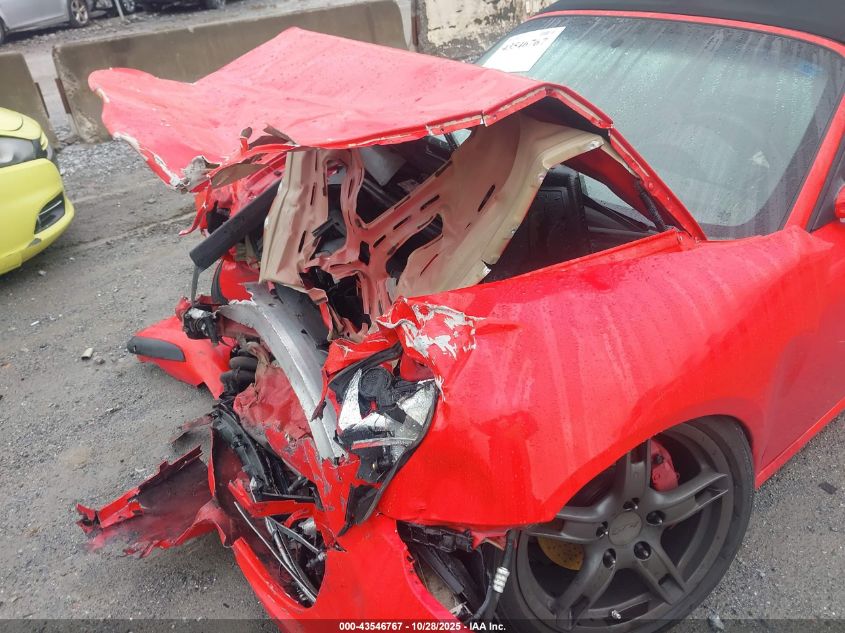 2005 Porsche Boxster S VIN: WP0CB29805S730322 Lot: 43546767