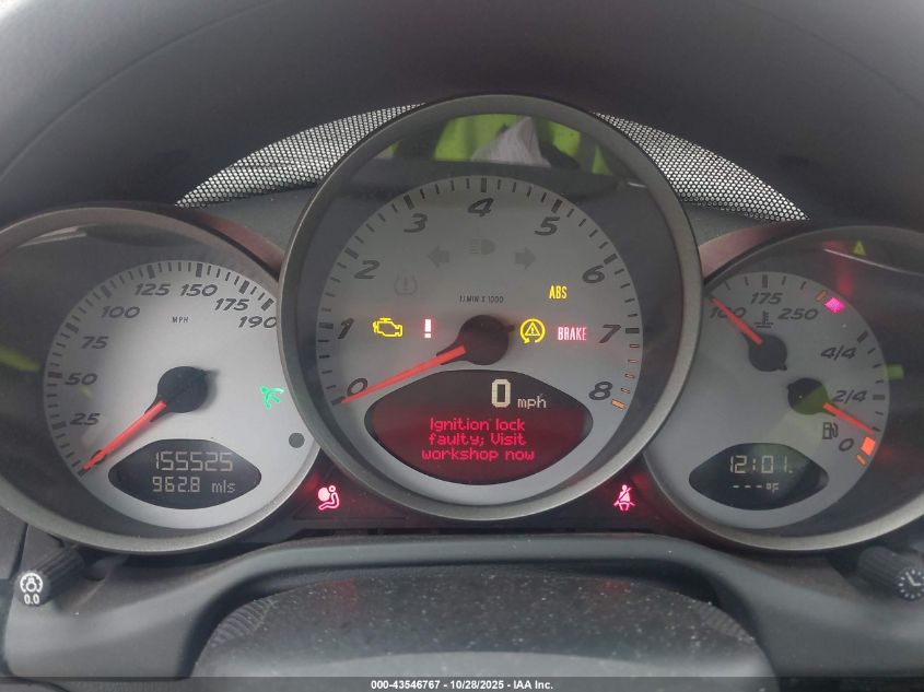 2005 Porsche Boxster S VIN: WP0CB29805S730322 Lot: 43546767