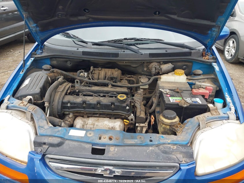 2008 Chevrolet Aveo 5 Ls VIN: KL1TD66678B072014 Lot: 43546774