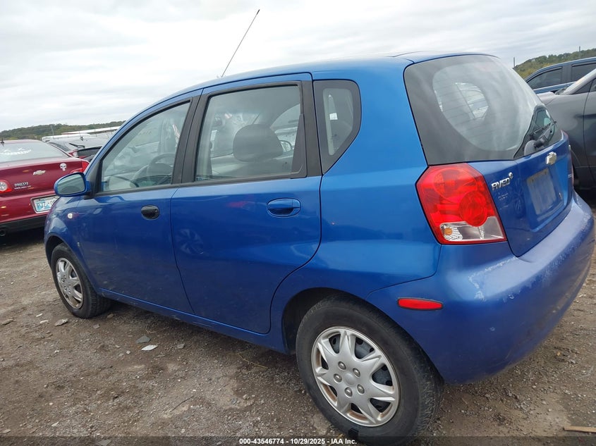 2008 Chevrolet Aveo 5 Ls VIN: KL1TD66678B072014 Lot: 43546774