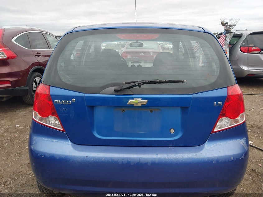 2008 Chevrolet Aveo 5 Ls VIN: KL1TD66678B072014 Lot: 43546774