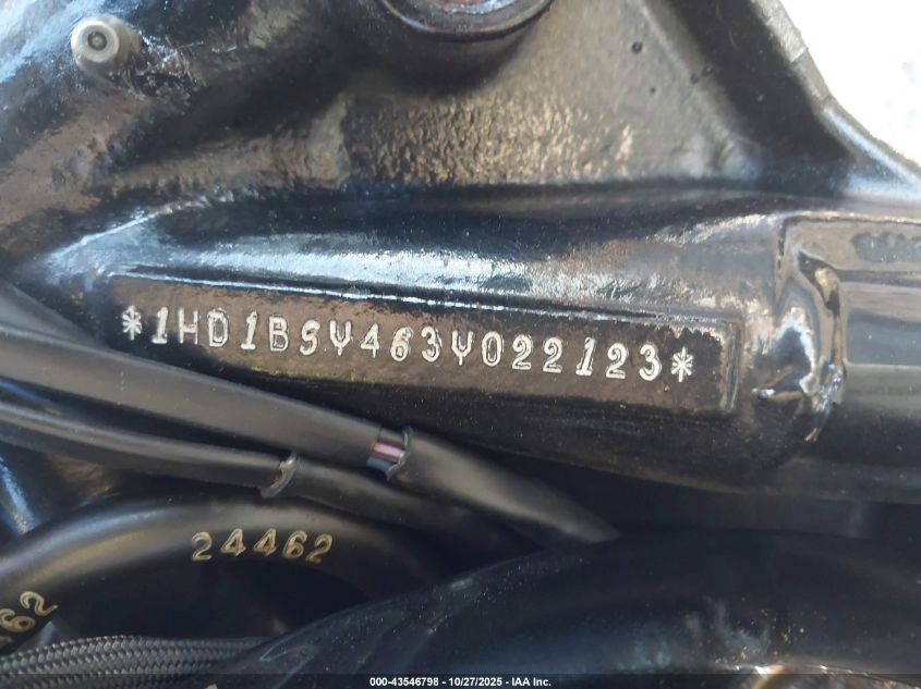 2003 Harley-Davidson Fxstd Anniversary VIN: 1HD1BSY463YO22123 Lot: 43546798