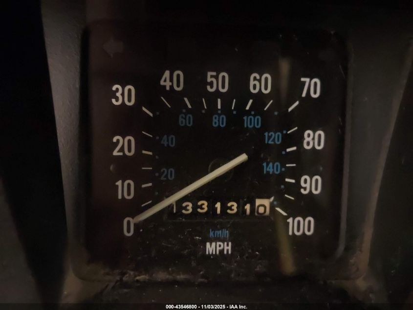 1991 Jeep Grand Wagoneer VIN: 1J4GS5877MP801376 Lot: 43546800