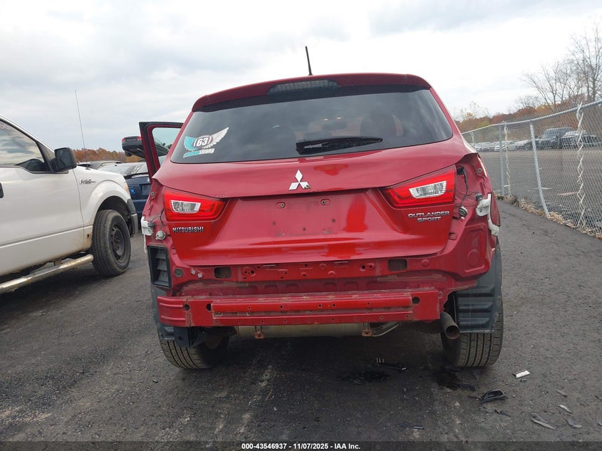 2015 Mitsubishi Outlander Sport Es VIN: 4A4AP3AU5FE004469 Lot: 43546937