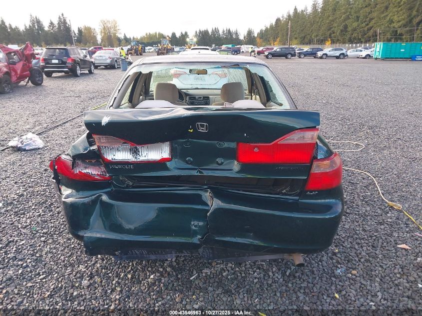 1999 Honda Accord Lx VIN: 1HGCG5642XA123417 Lot: 43546963