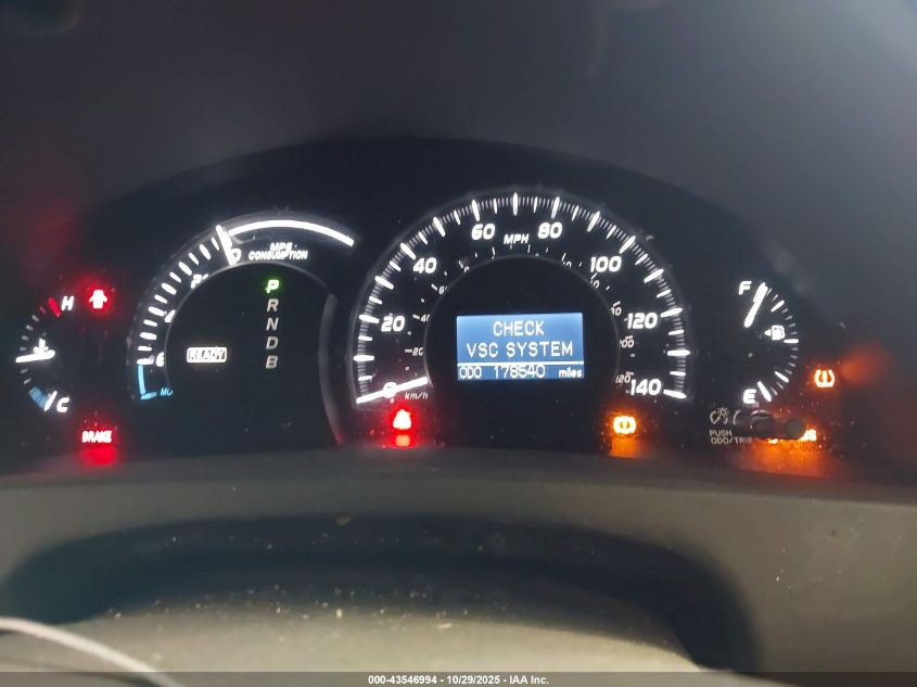 2009 Toyota Camry Hybrid VIN: 4T1BB46K19U063273 Lot: 43546994