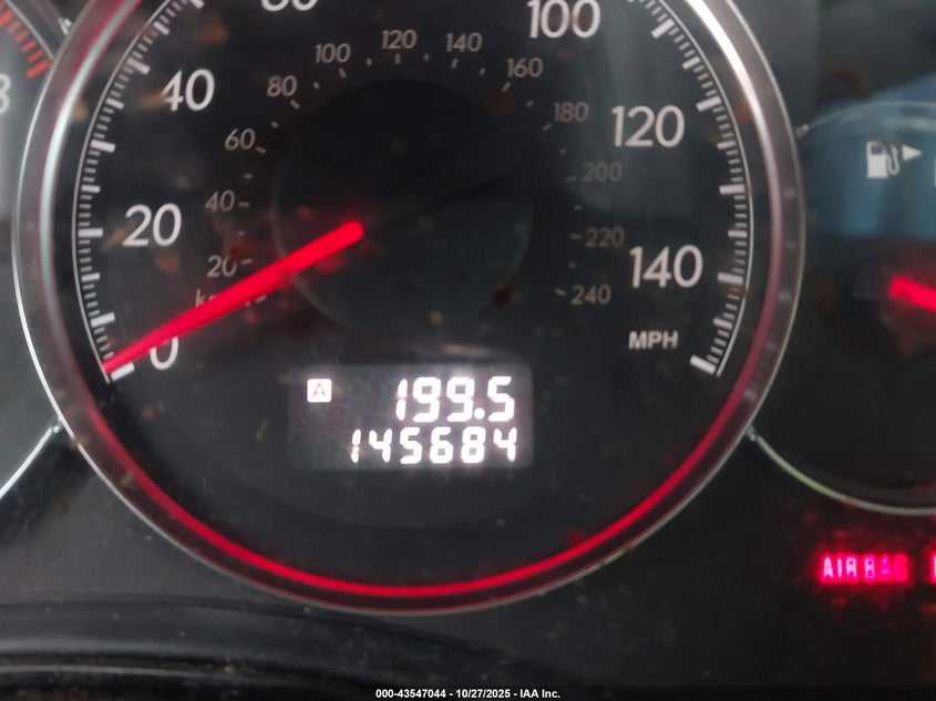 2008 Subaru Legacy 2.5I VIN: 4S3BL616386220473 Lot: 43547044