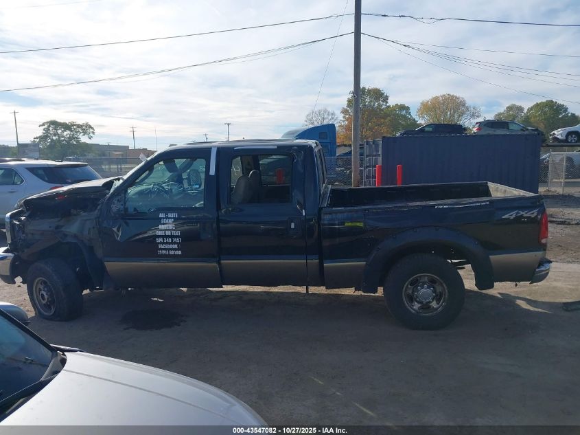2004 Ford F-250 Lariat/Xl/Xlt VIN: 1FTNW21L94ED87200 Lot: 43547082