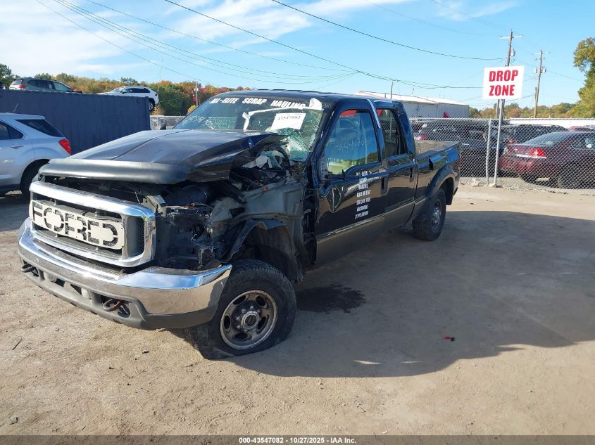 2004 Ford F-250 Lariat/Xl/Xlt VIN: 1FTNW21L94ED87200 Lot: 43547082
