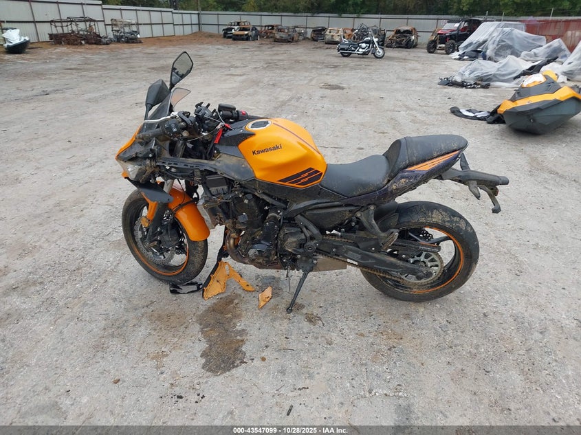 2025 Kawasaki Ex650 P VIN: ML5EXEP11SDAF3775 Lot: 43547099