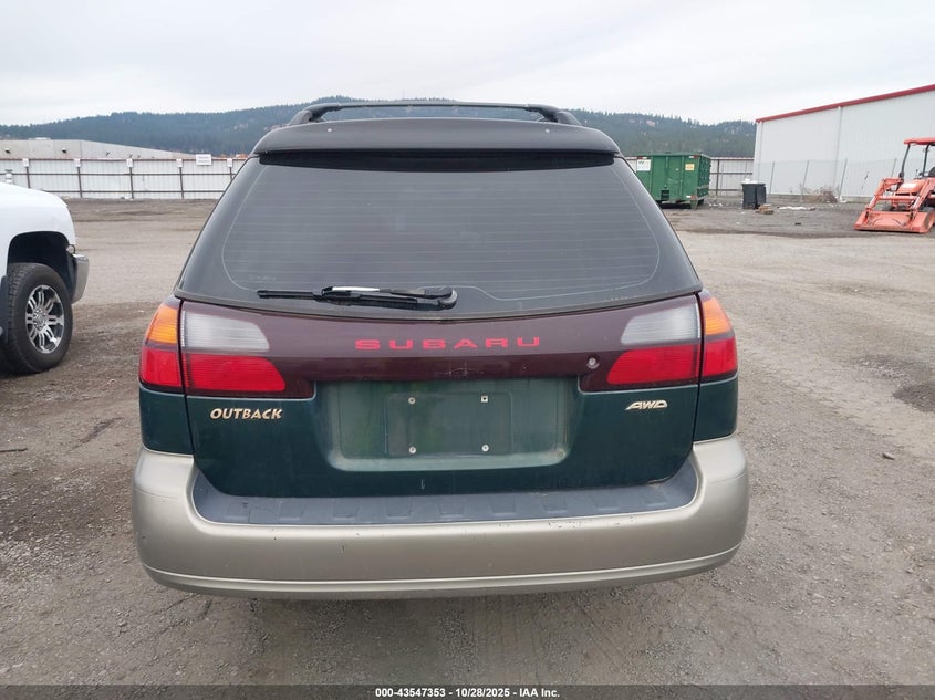 2000 Subaru Outback VIN: 4S3BH6756Y7632414 Lot: 43547353