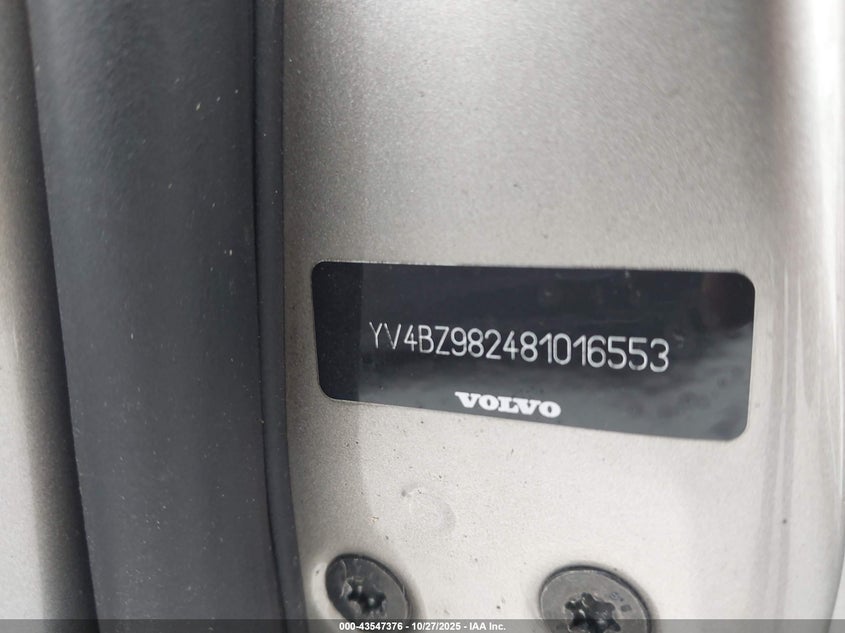 2008 Volvo Xc70 3.2 VIN: YV4BZ982481016553 Lot: 43547376