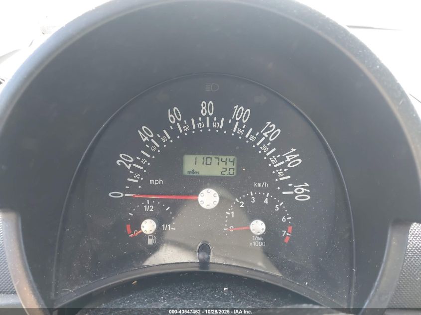 2000 Volkswagen New Beetle Glx VIN: 3VWDD21C5YM478415 Lot: 43547462