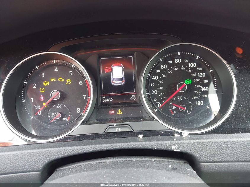 2018 Volkswagen Golf Gti 2.0T Autobahn/2.0T S/2.0T Se VIN: 3VW447AU7JM263713 Lot: 43547520