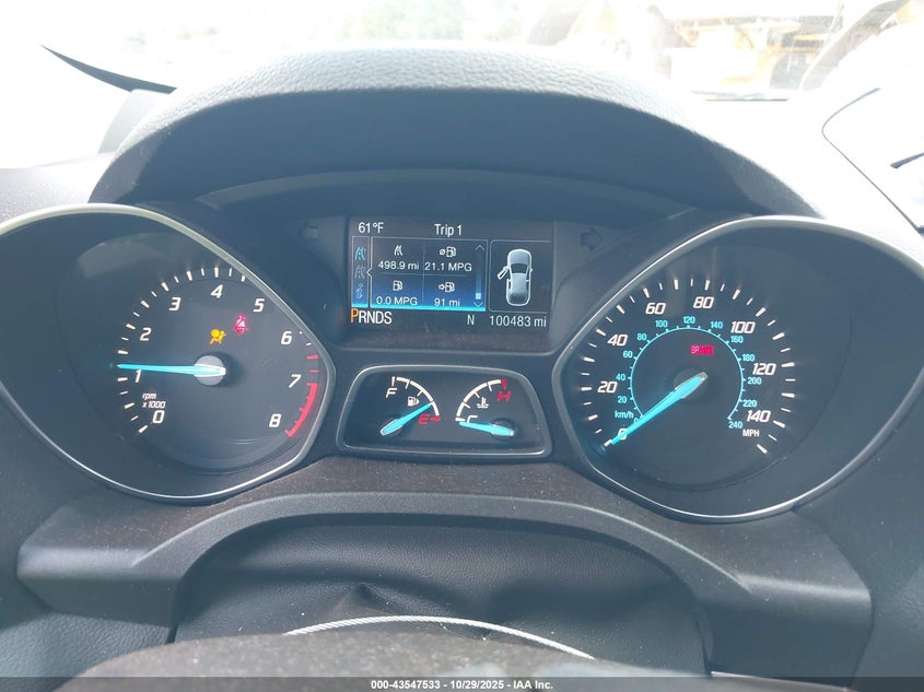 2016 Ford Escape Se VIN: 1FMCU0G9XGUB99692 Lot: 43547533