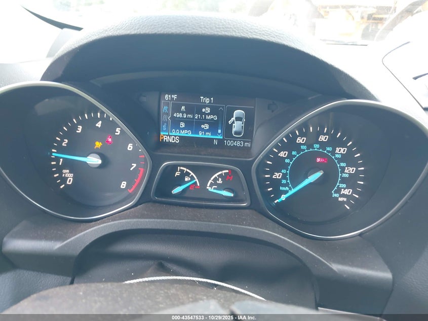 2016 Ford Escape Se VIN: 1FMCU0G9XGUB99692 Lot: 43547533