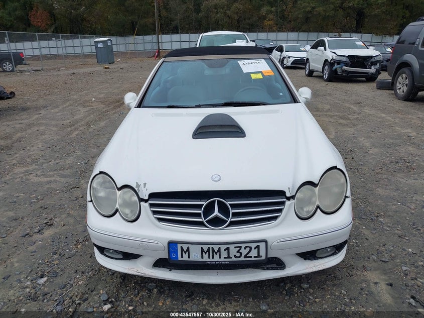 2005 Mercedes-Benz Clk 500 VIN: WDBTK75J55F134619 Lot: 43547557